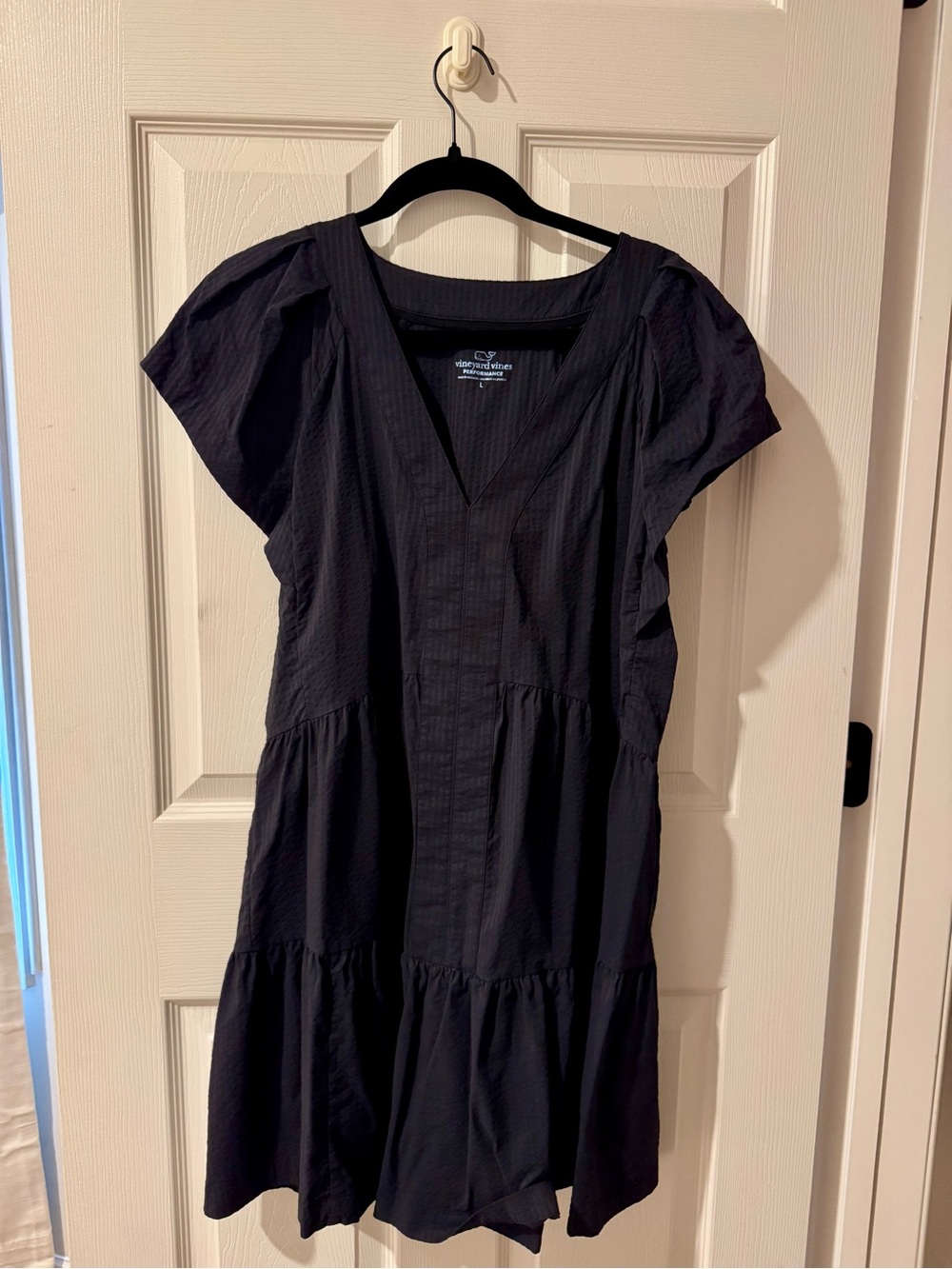 Vineyard Vines Black Sophie Harbor Dress